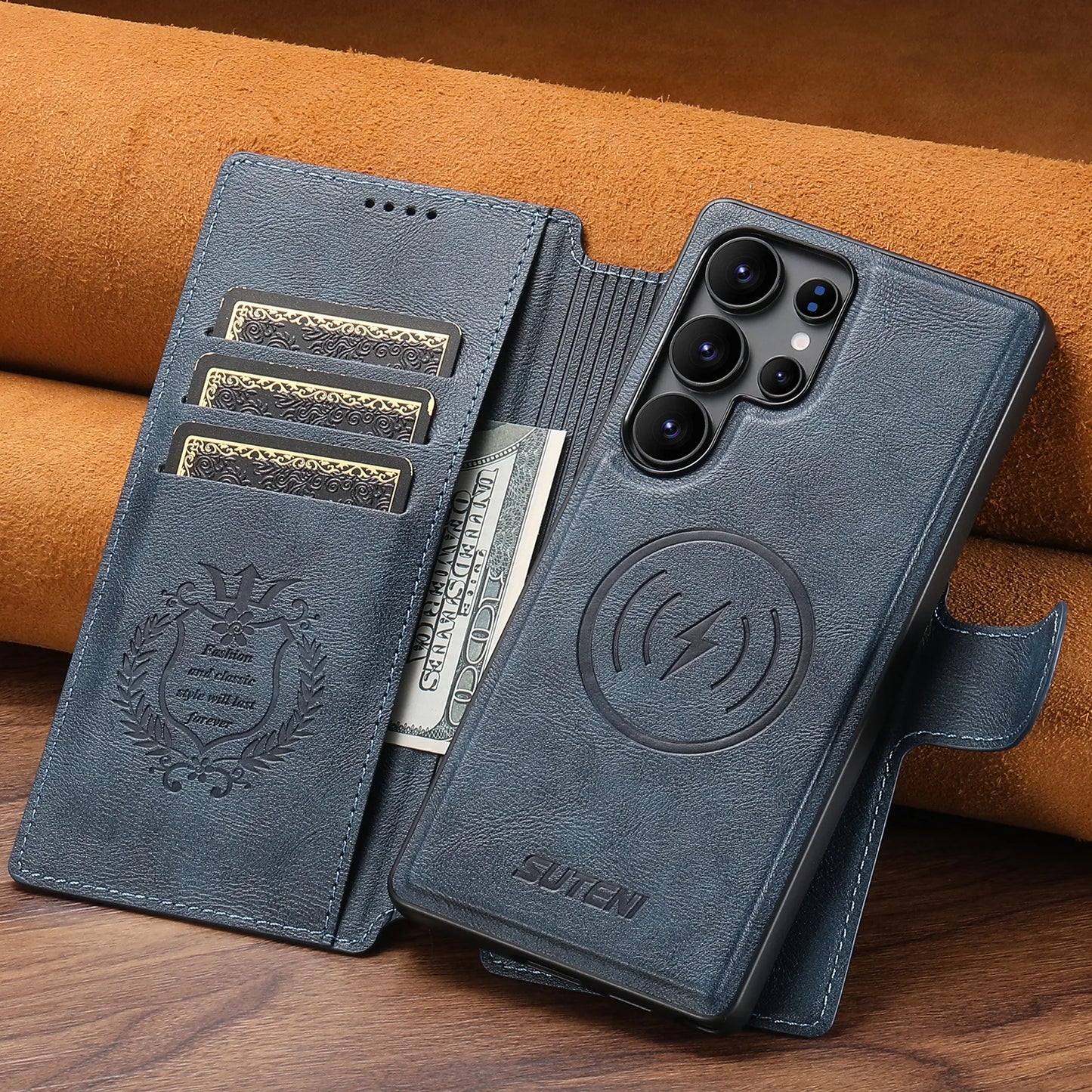 Detachable Magnetic Wallet Case Samsung