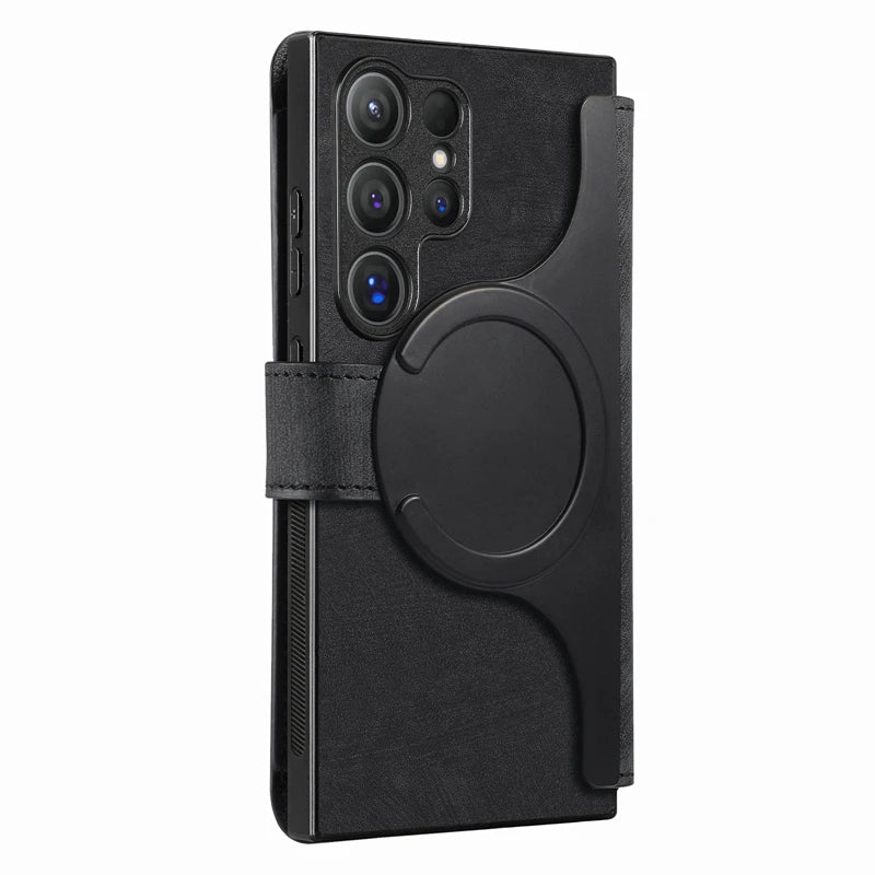 MagSafe Wallet Leather Case for Samsung