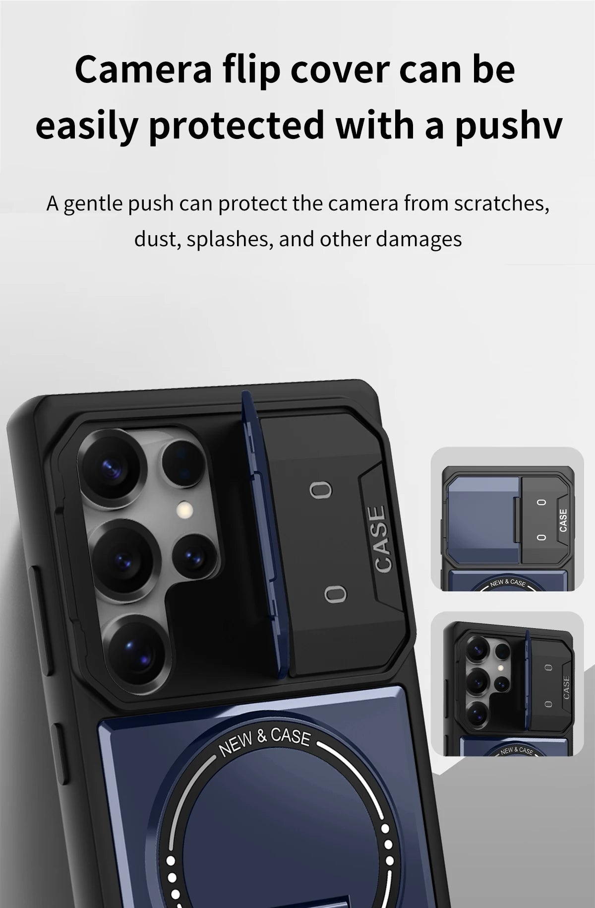 Magnetic Bracket Phone Case Samsung