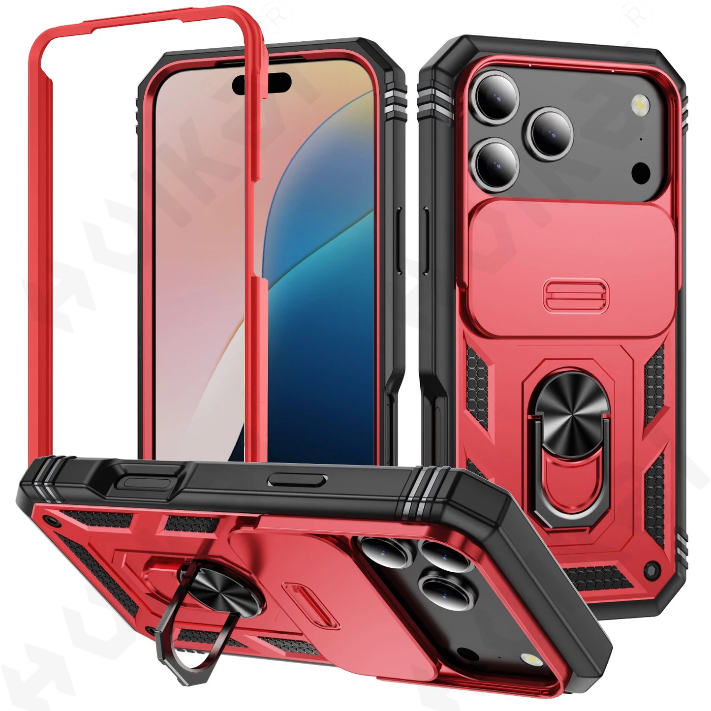 Rugged Swivel Kickstand iPhone Case