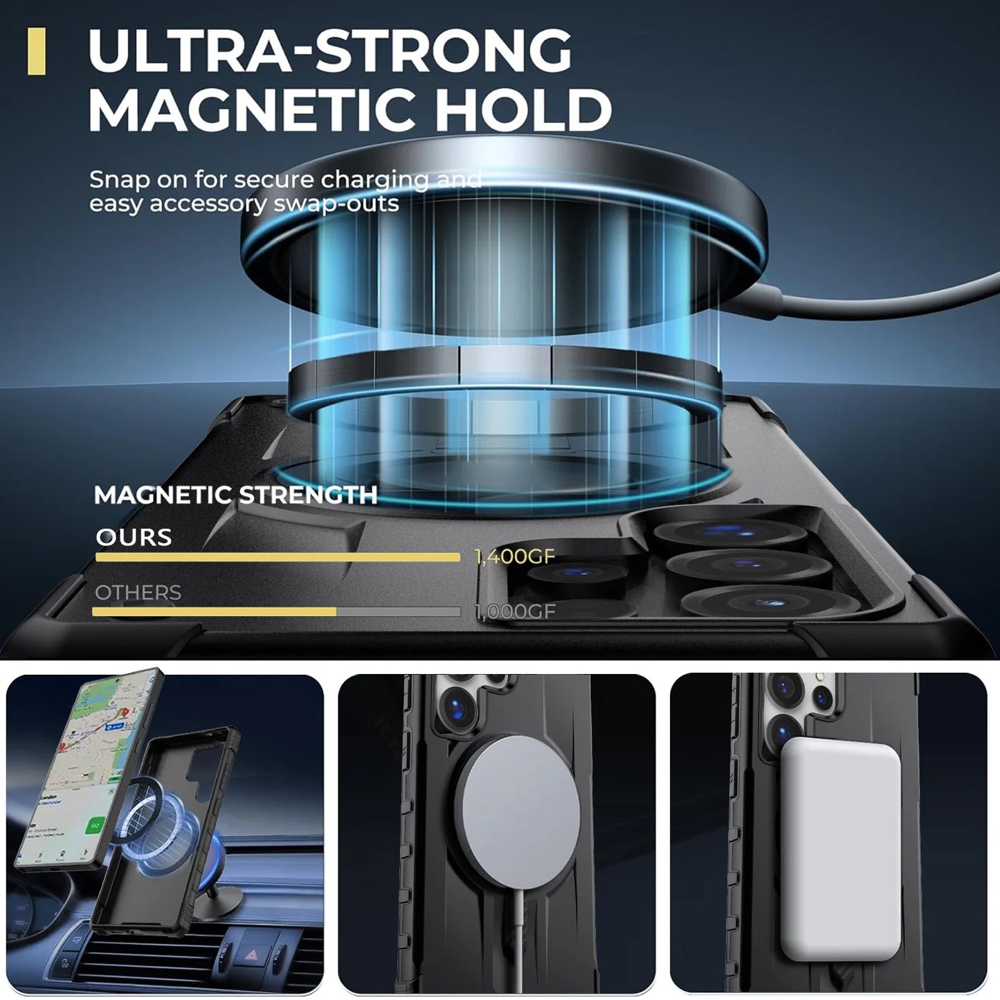 Samsung Galaxy S Case with Dual Glass