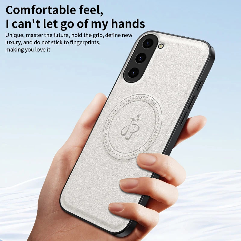 Leather MagSafe Case for Samsung Galaxy