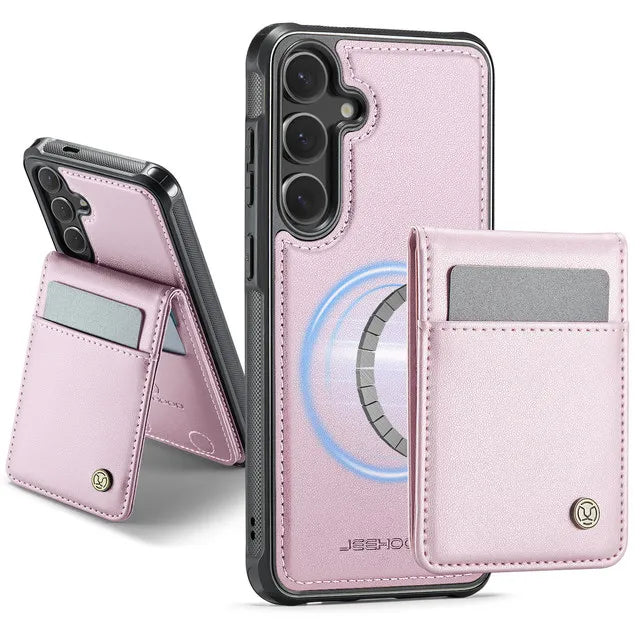 Magnetic Wallet Case Samsung Galaxy