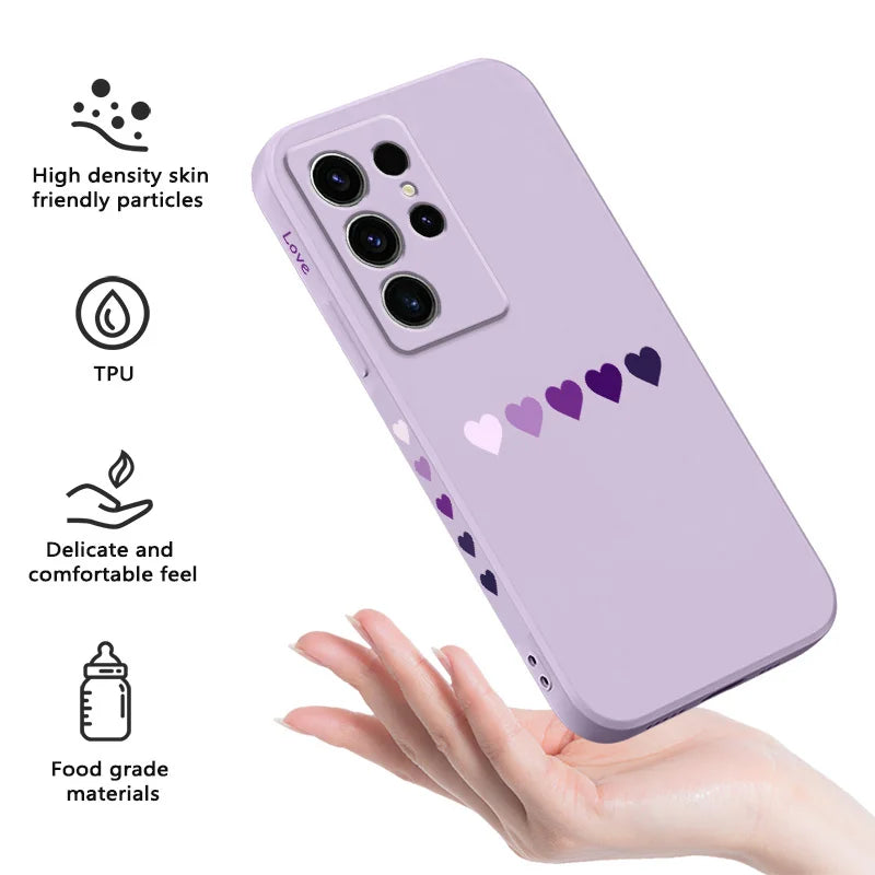 Gradient Heart Case for Samsung Galaxy