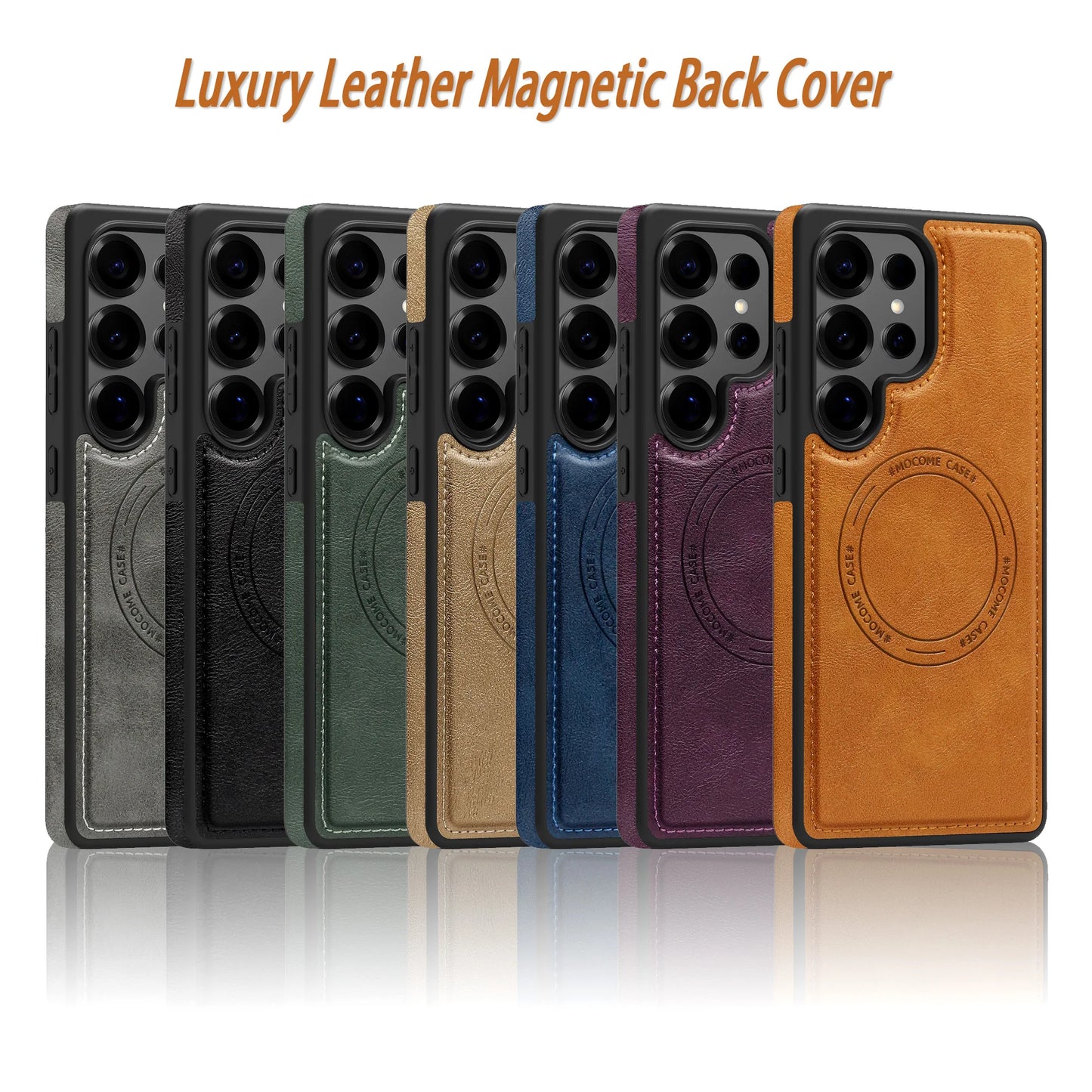 Leather MagSafe Case with Lens Guard