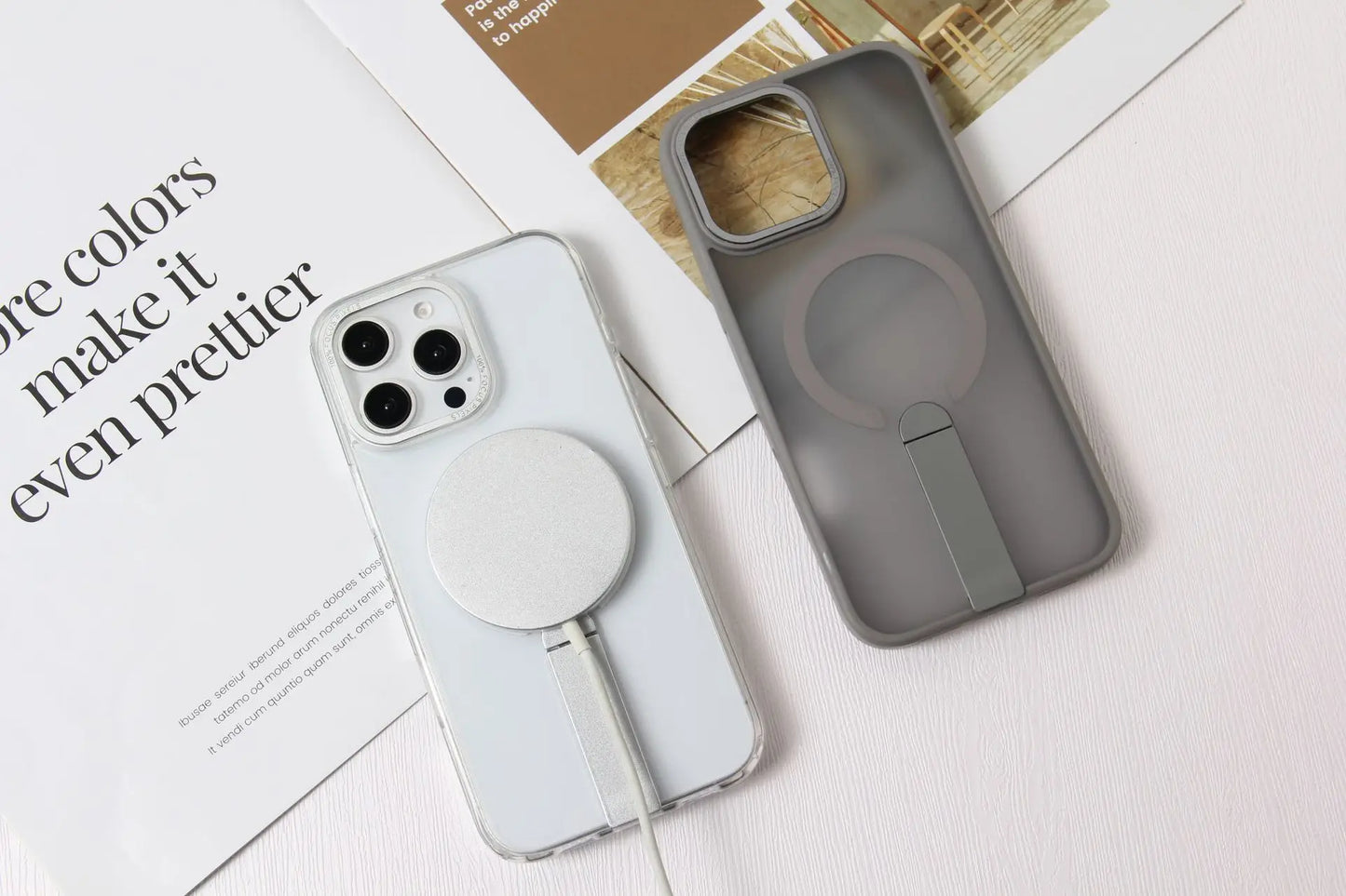 MagSafe Stand Clear & Matte iPhone Case