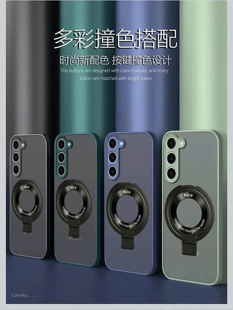 Luxury Matte MagSafe Case Samsung Galaxy