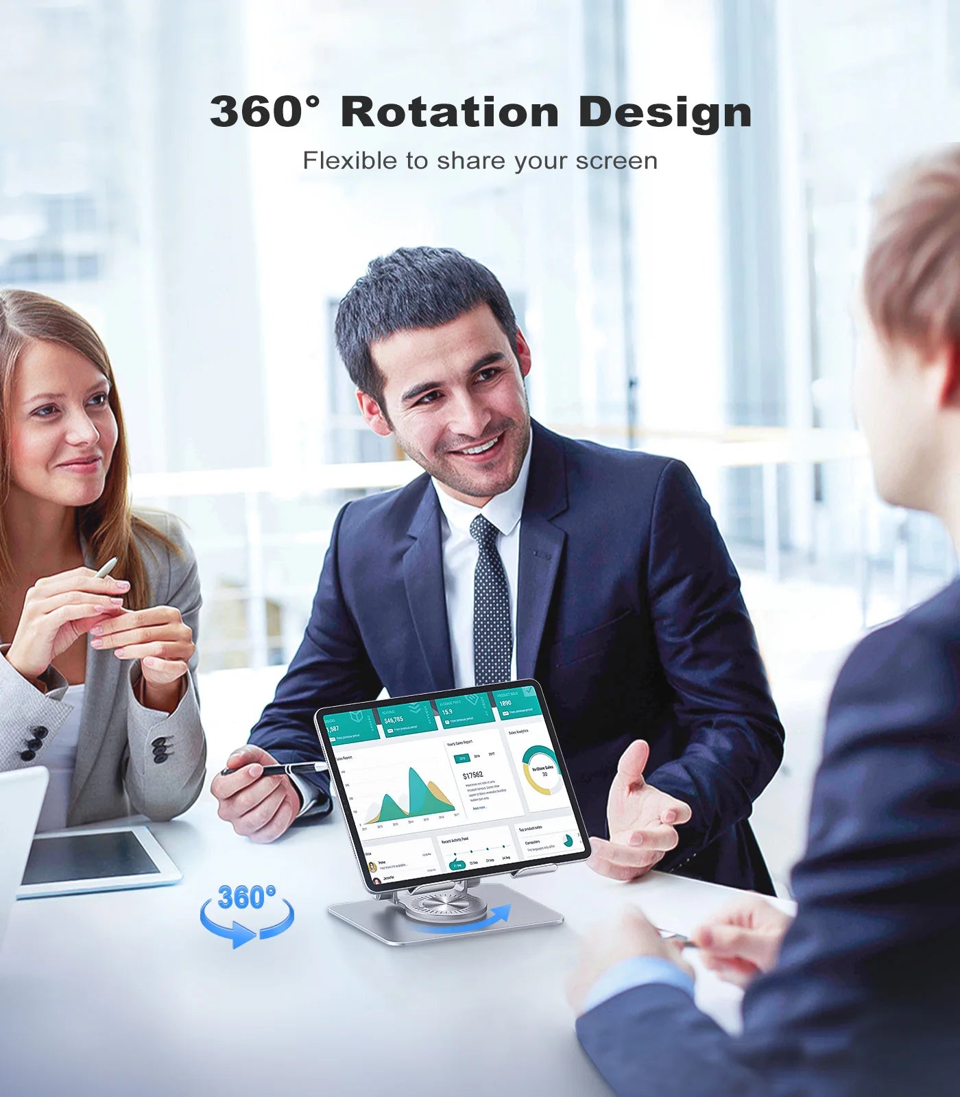 Aluminum Adjustable Tablet Stand Holder