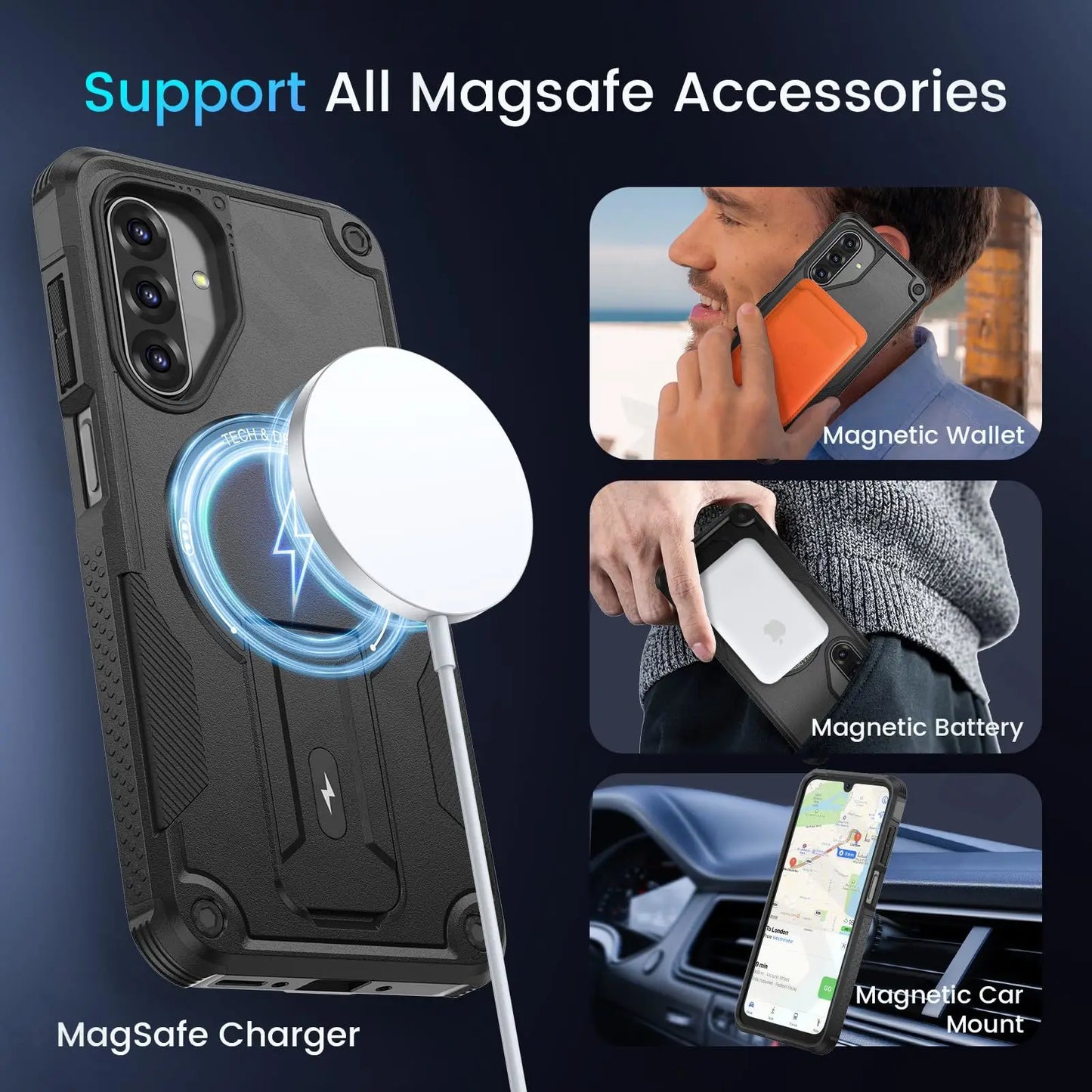 Samsung MagSafe Rugged Kickstand Case