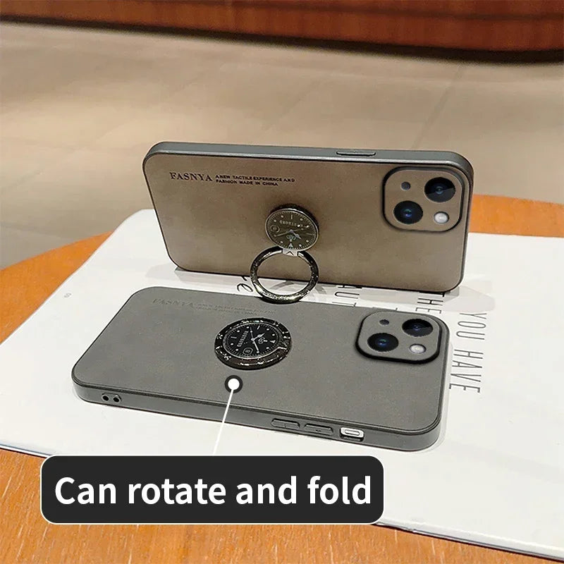 Xiaomi 15T Pro Sheepskin Ring Stand Case