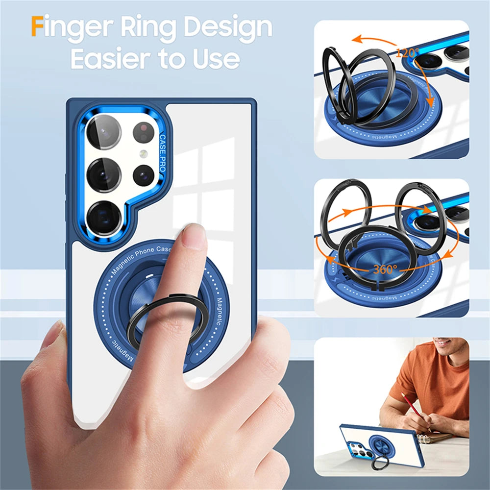 MagSafe Clear Stand Case for Samsung