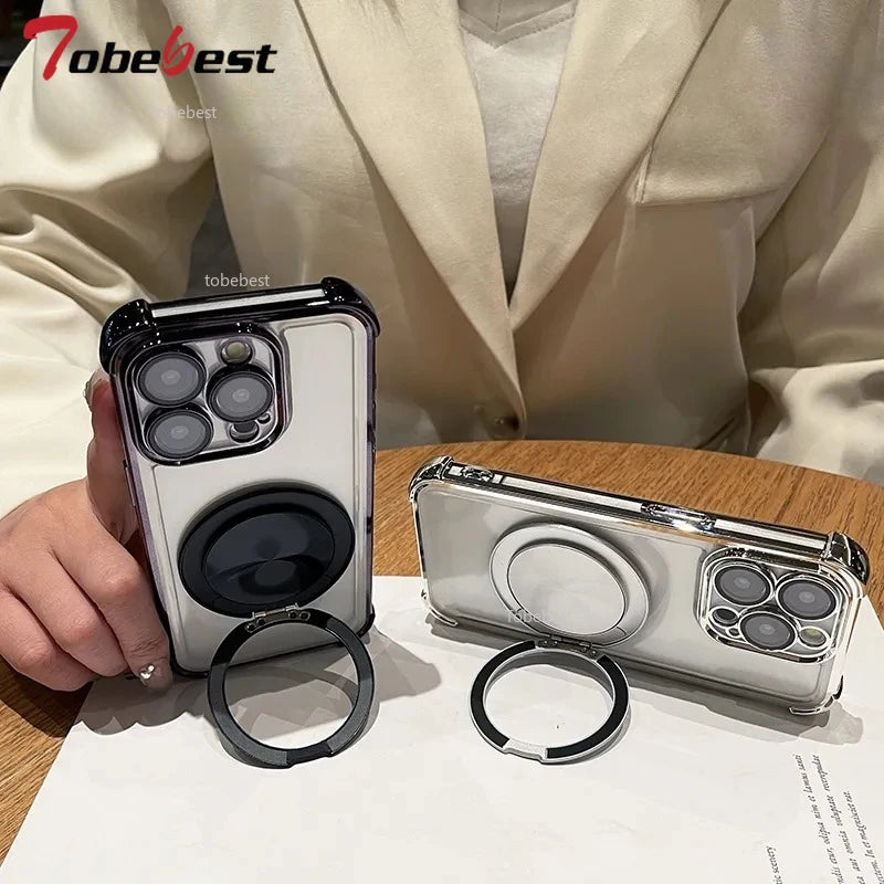 Magnetic Stand Shockproof Galaxy Case