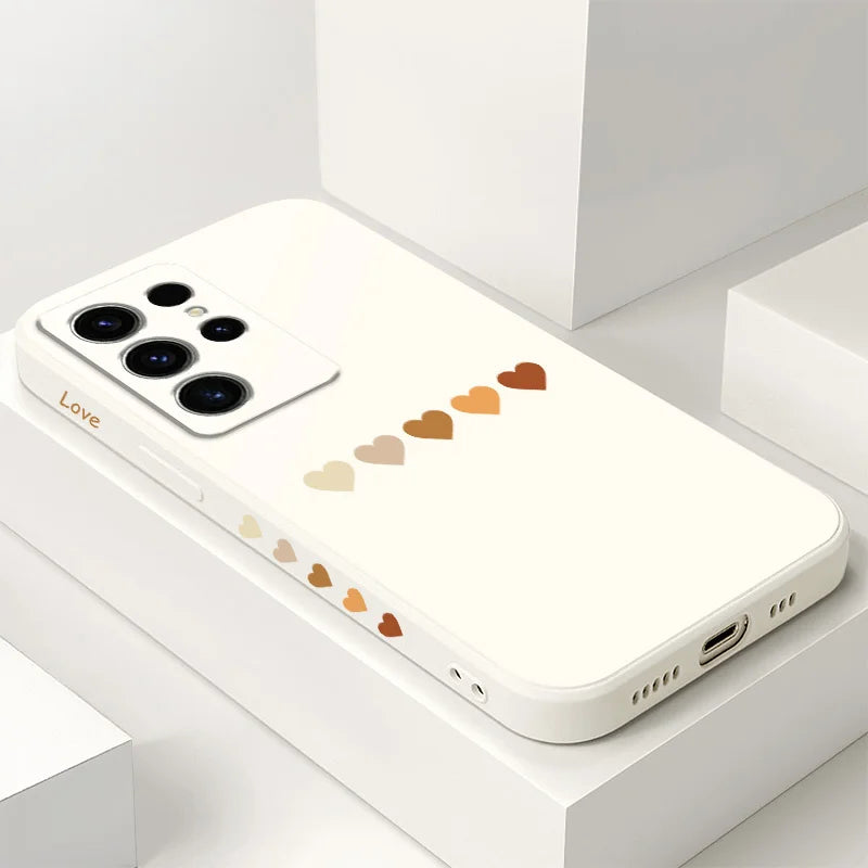 Gradient Heart Case for Samsung Galaxy
