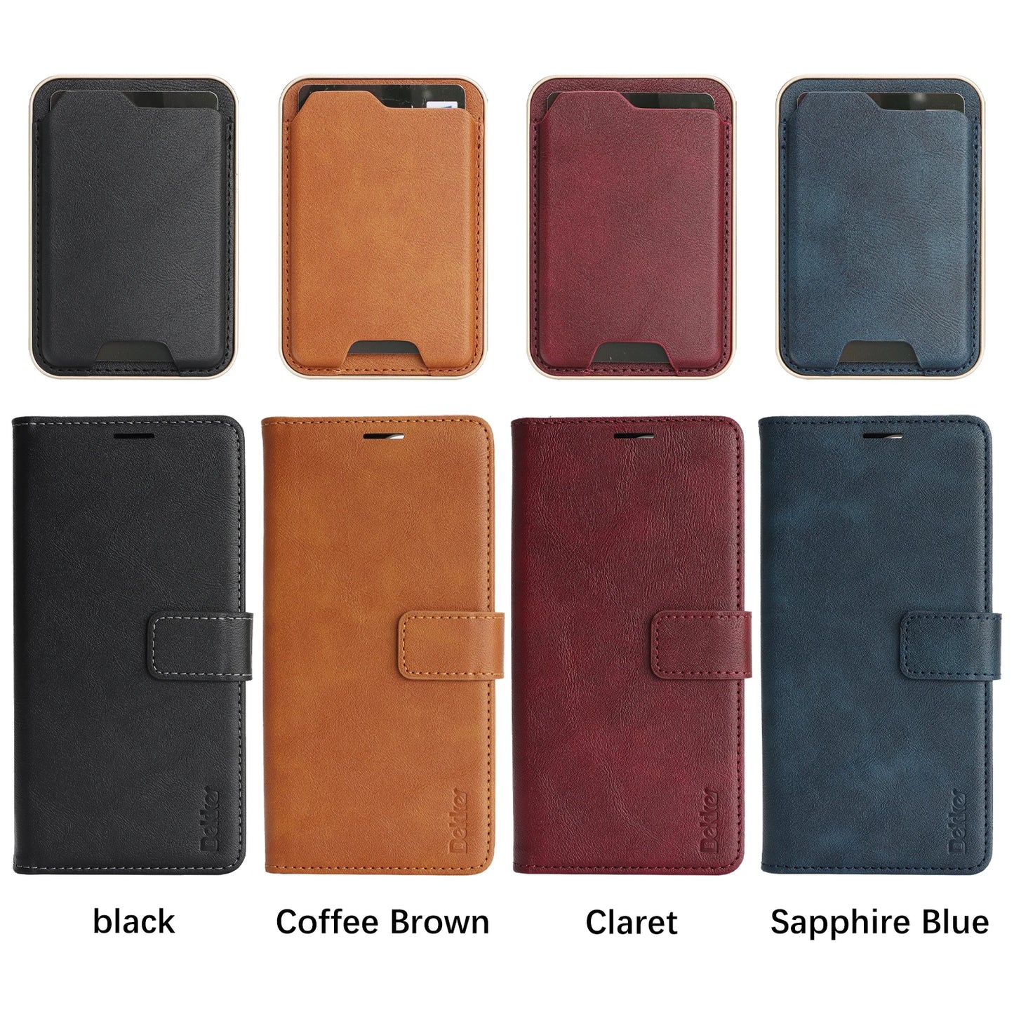 Detachable Magnetic Wallet Case Samsung