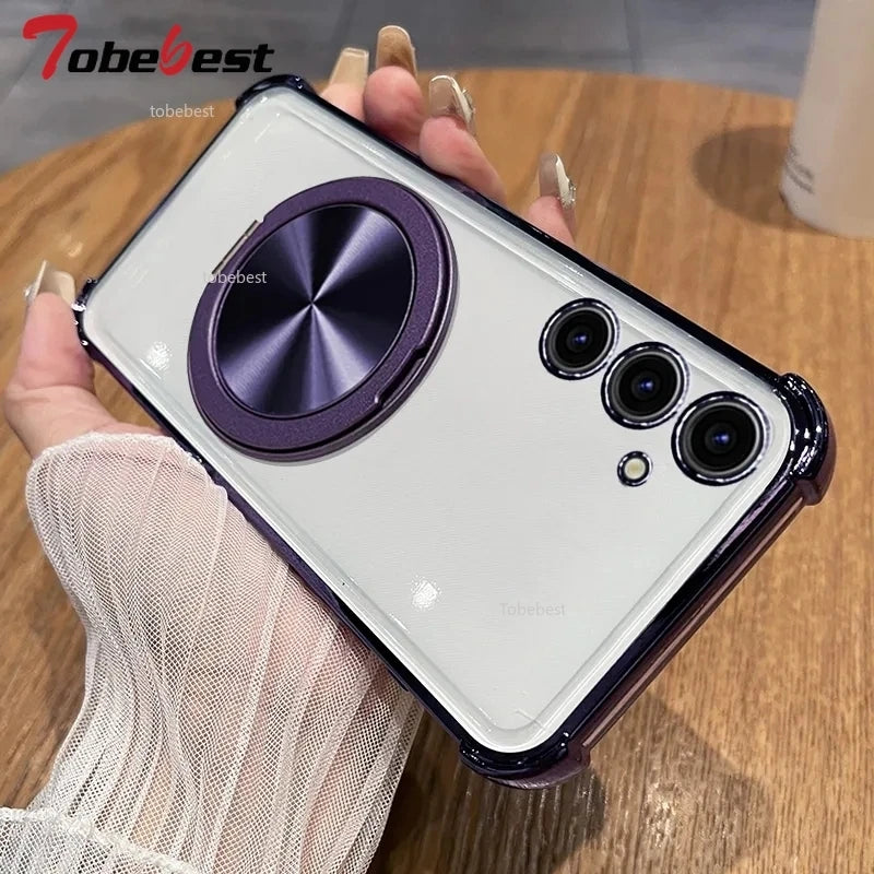 Magnetic Stand Shockproof Galaxy Case