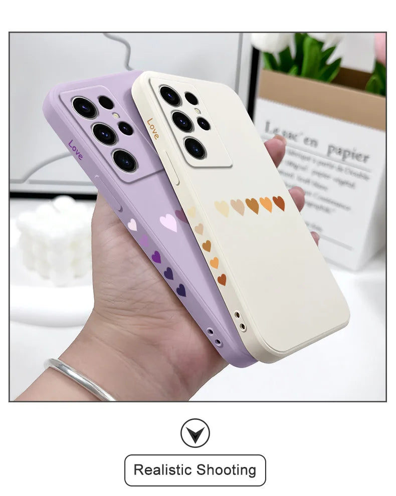 Gradient Heart Case for Samsung Galaxy