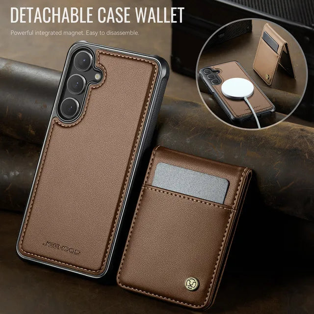 Magnetic Wallet Case Samsung Galaxy