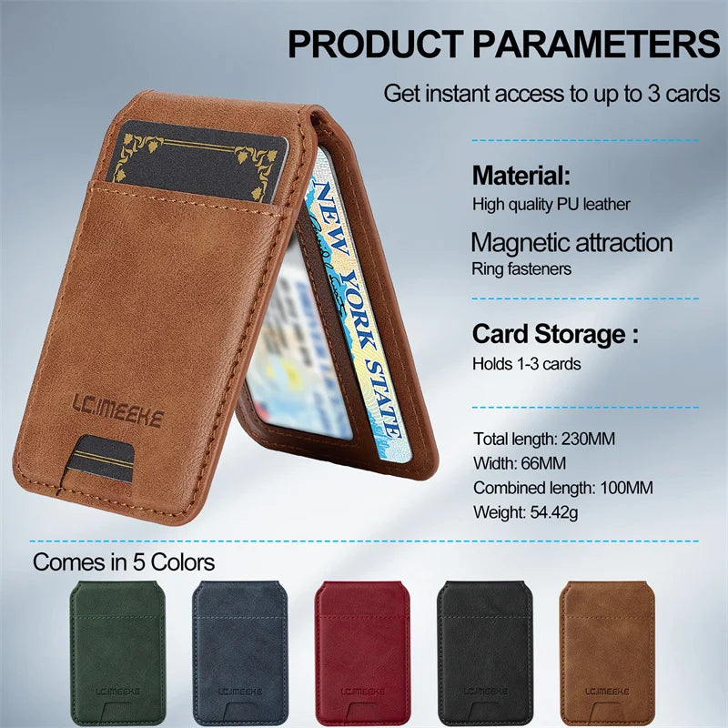 MagSafe Leather Card Holder Case Samsung