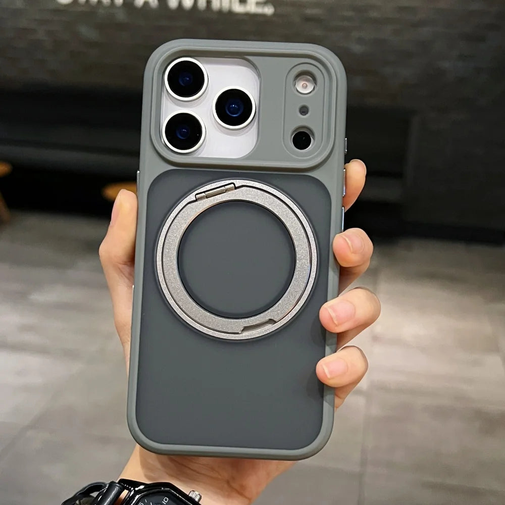 MagSafe Matte Rotating Stand iPhone Case