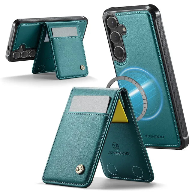 Magnetic Wallet Case Samsung Galaxy
