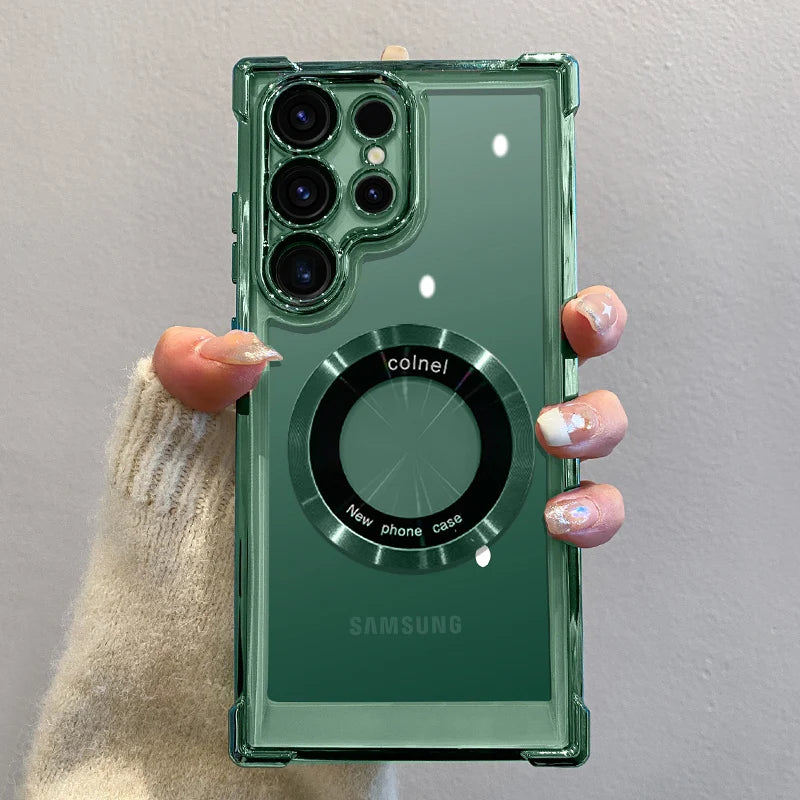 Magnetic Wireless Case Samsung Galaxy