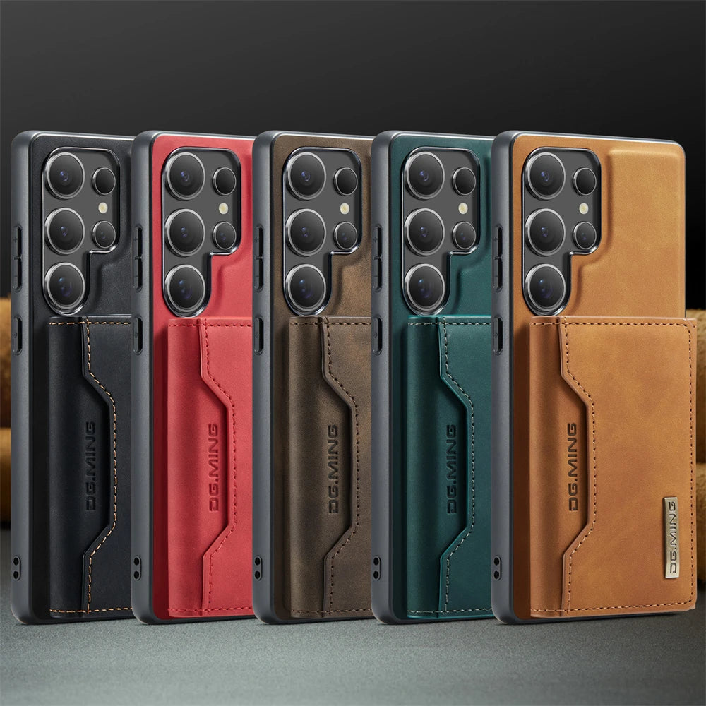 Magnetic Card Wallet Case for Samsung