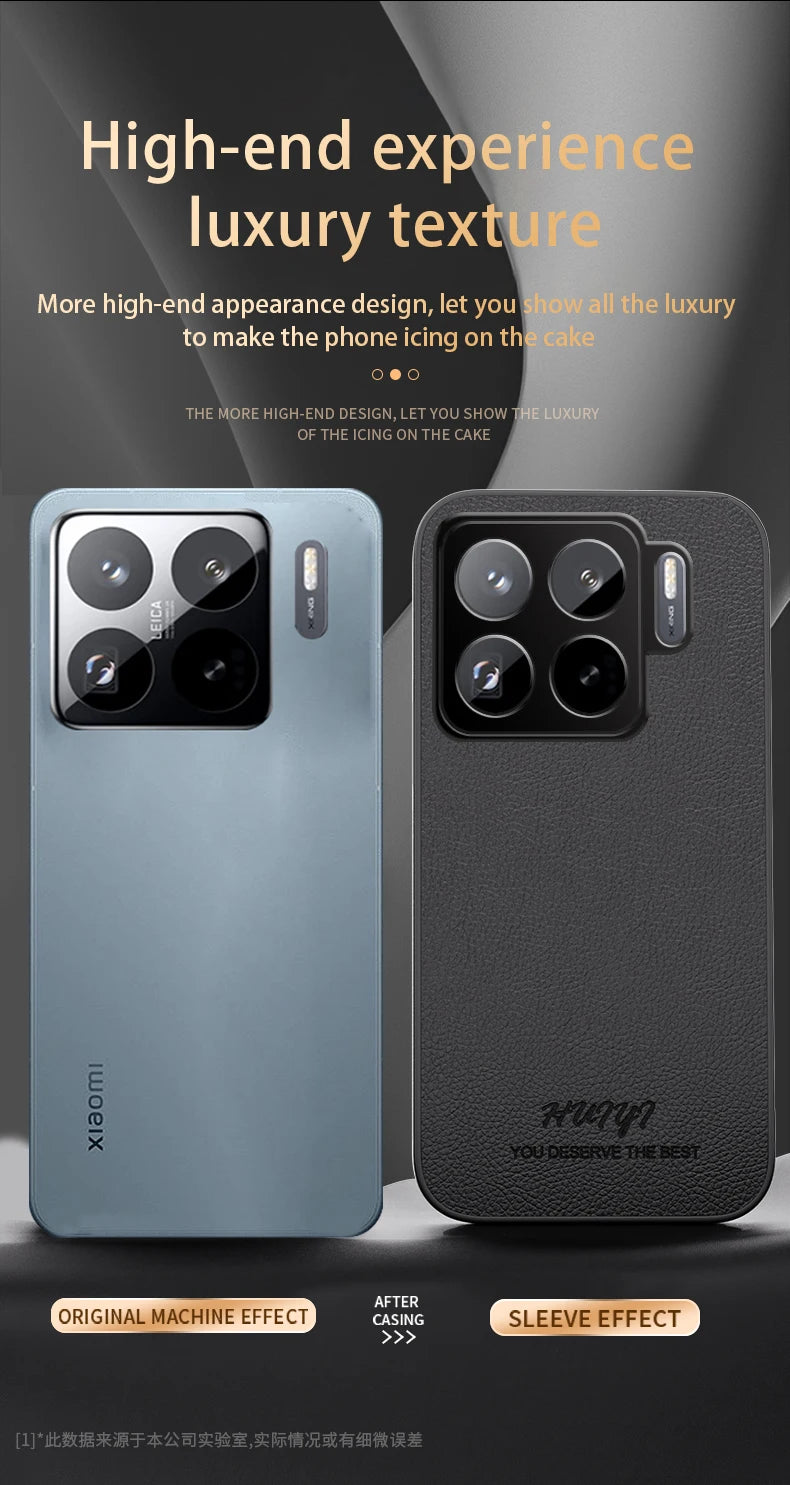 Magnetic Leather Shockproof Case Xiaomi