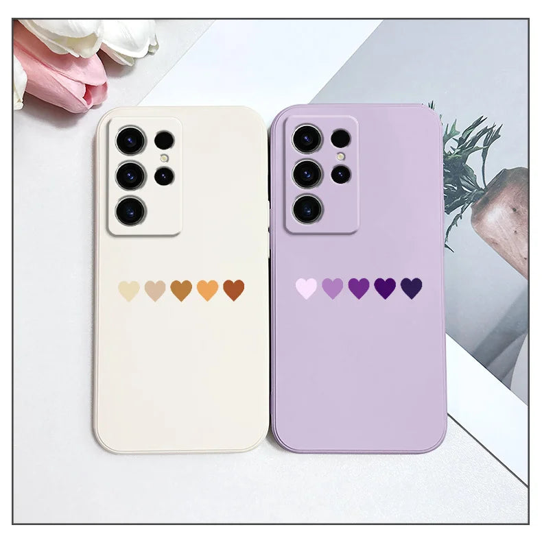 Gradient Heart Case for Samsung Galaxy