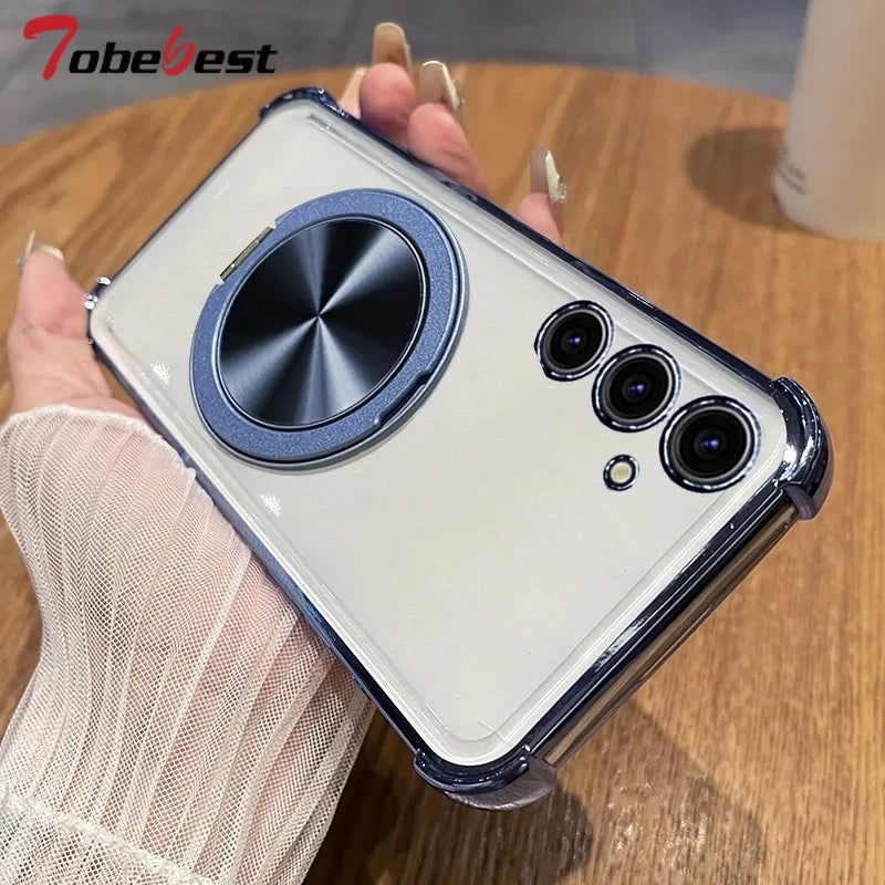 Magnetic Stand Shockproof Galaxy Case