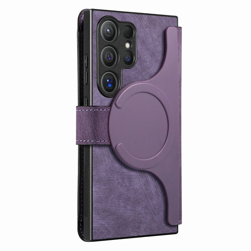 MagSafe Wallet Leather Case for Samsung