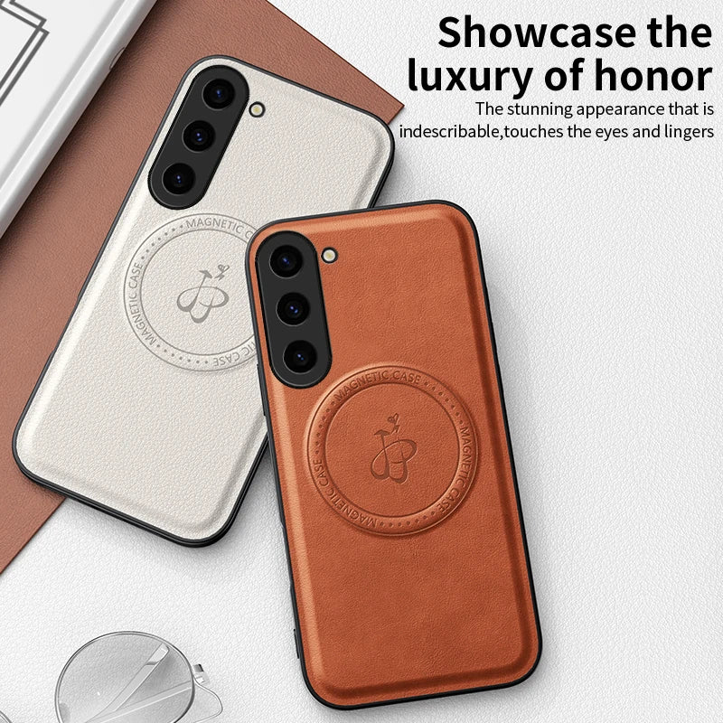 Leather MagSafe Case for Samsung Galaxy