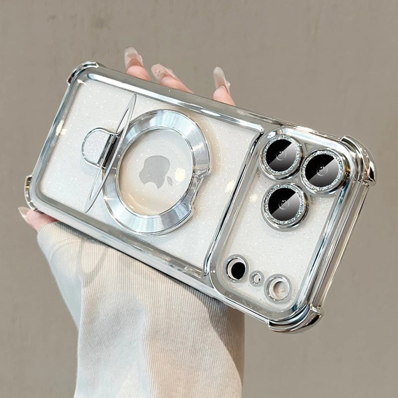 MagSafe Bling Glitter Clear iPhone Case