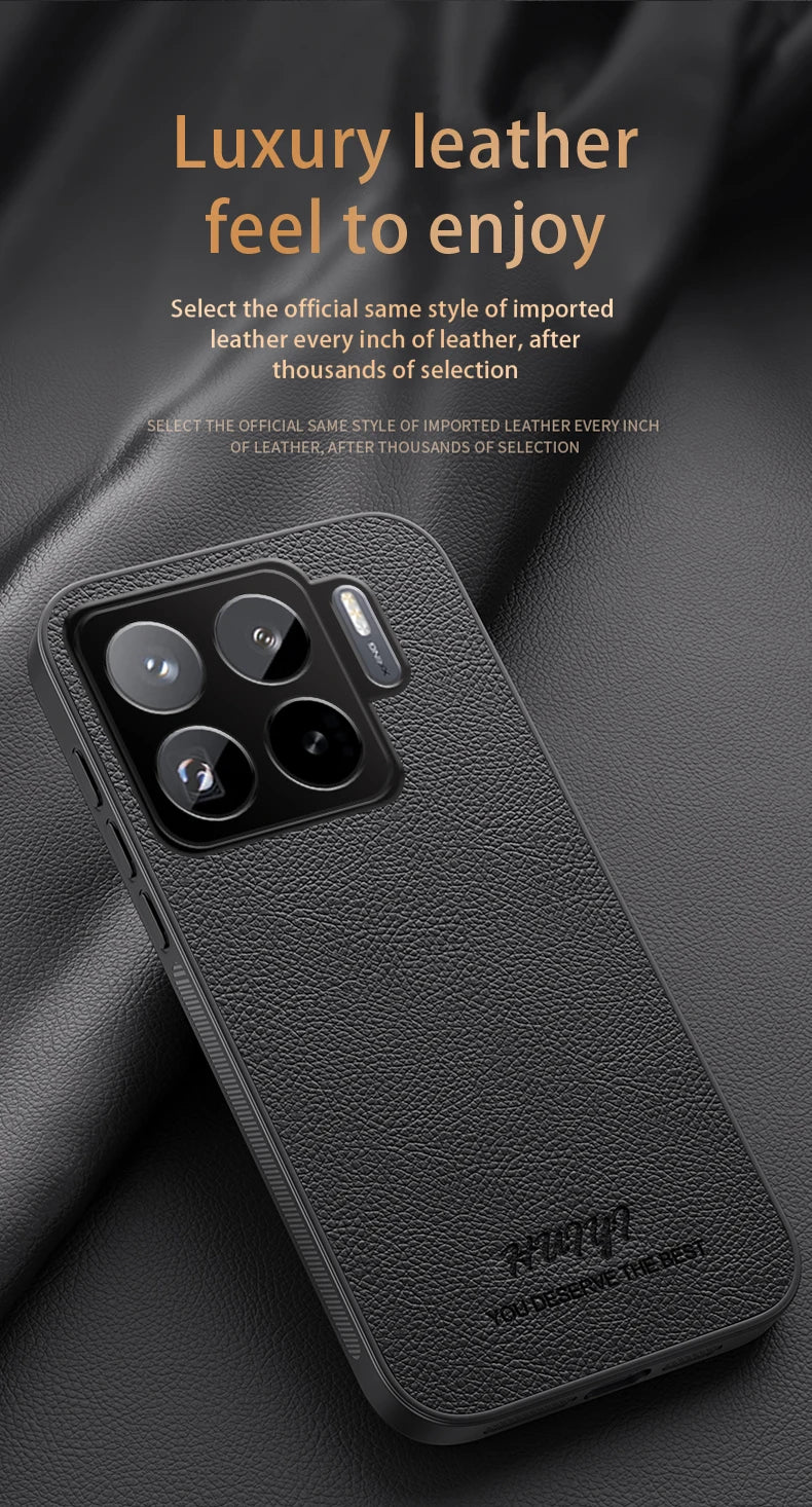 Magnetic Leather Shockproof Case Xiaomi