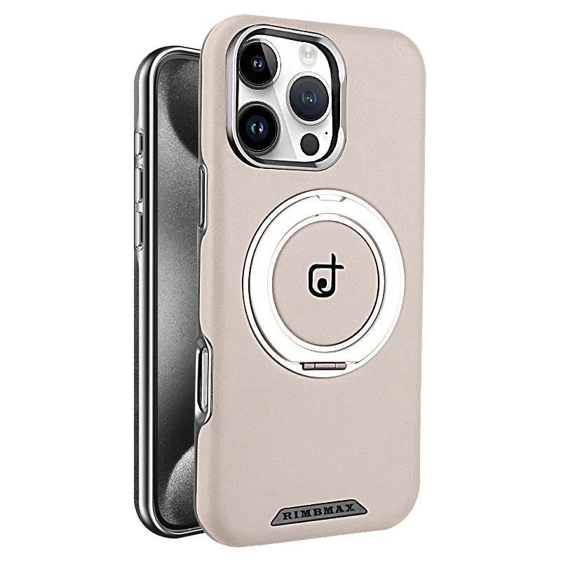 Magnetic Leather Case with Stand Lens Protection