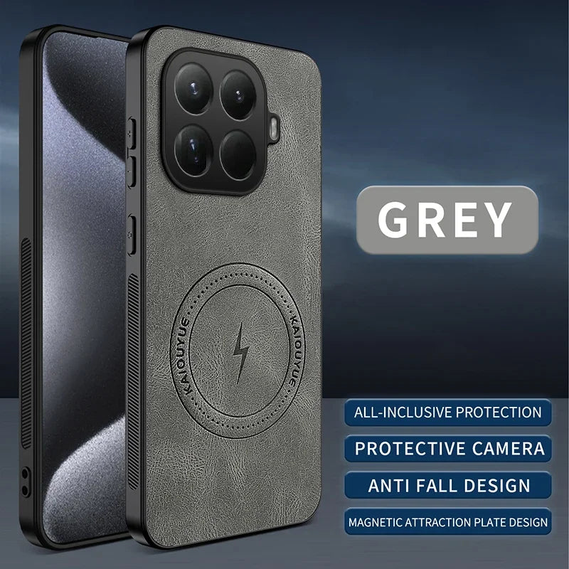 Magnetic Leather Shockproof Case Xiaomi