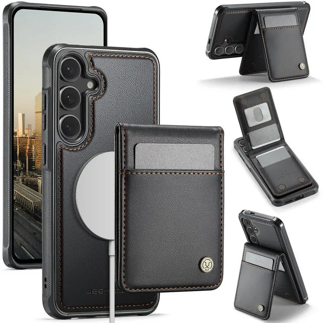 Magnetic Wallet Case Samsung Galaxy