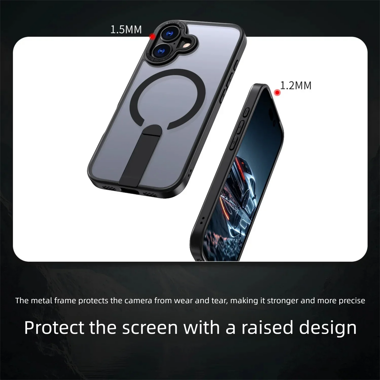 MagSafe Stand Clear & Matte iPhone Case