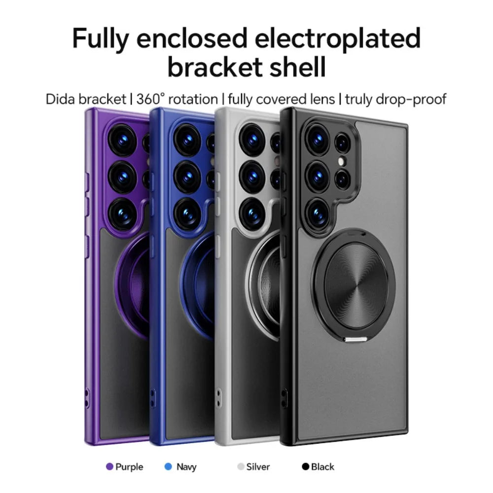 MagSafe Matte Clear Samsung Ring Case