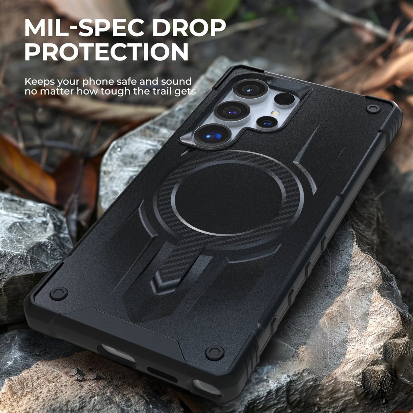 Samsung Galaxy S Case with Dual Glass