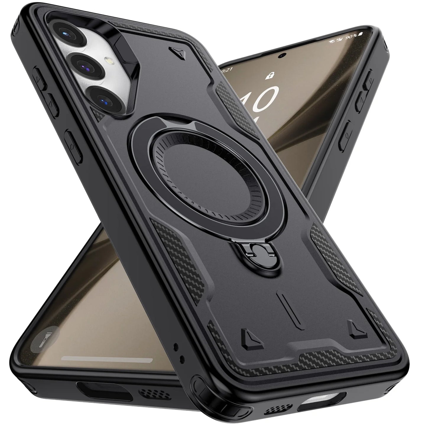 Rugged Shockproof Kickstand Case Samsung