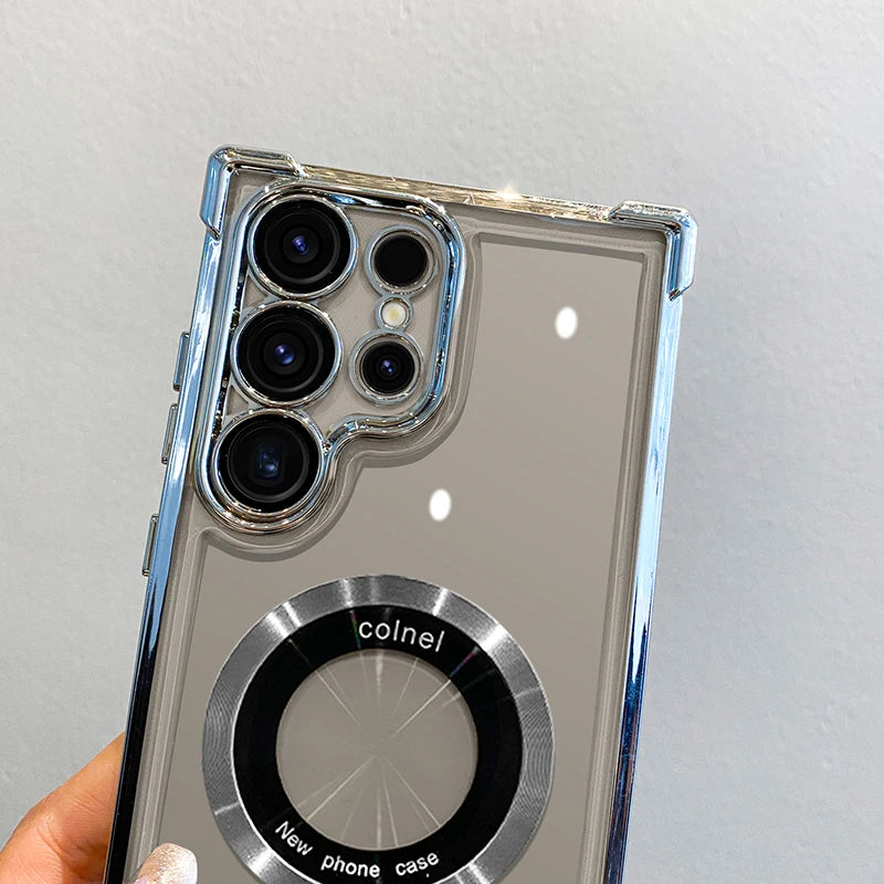 Magnetic Wireless Case Samsung Galaxy