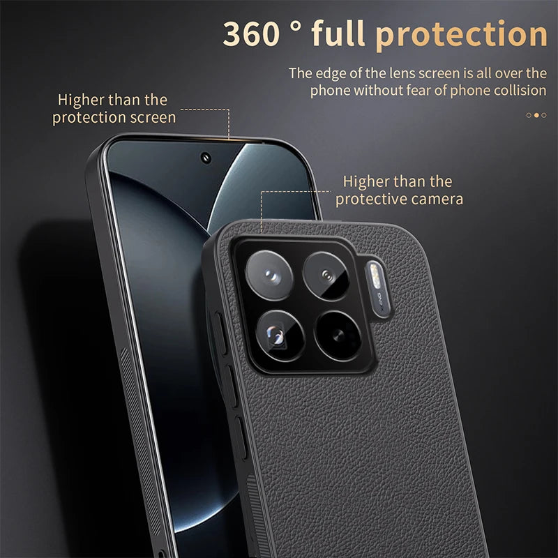 Magnetic Leather Shockproof Case Xiaomi