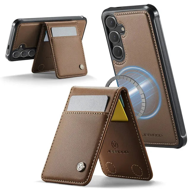 Magnetic Wallet Case Samsung Galaxy