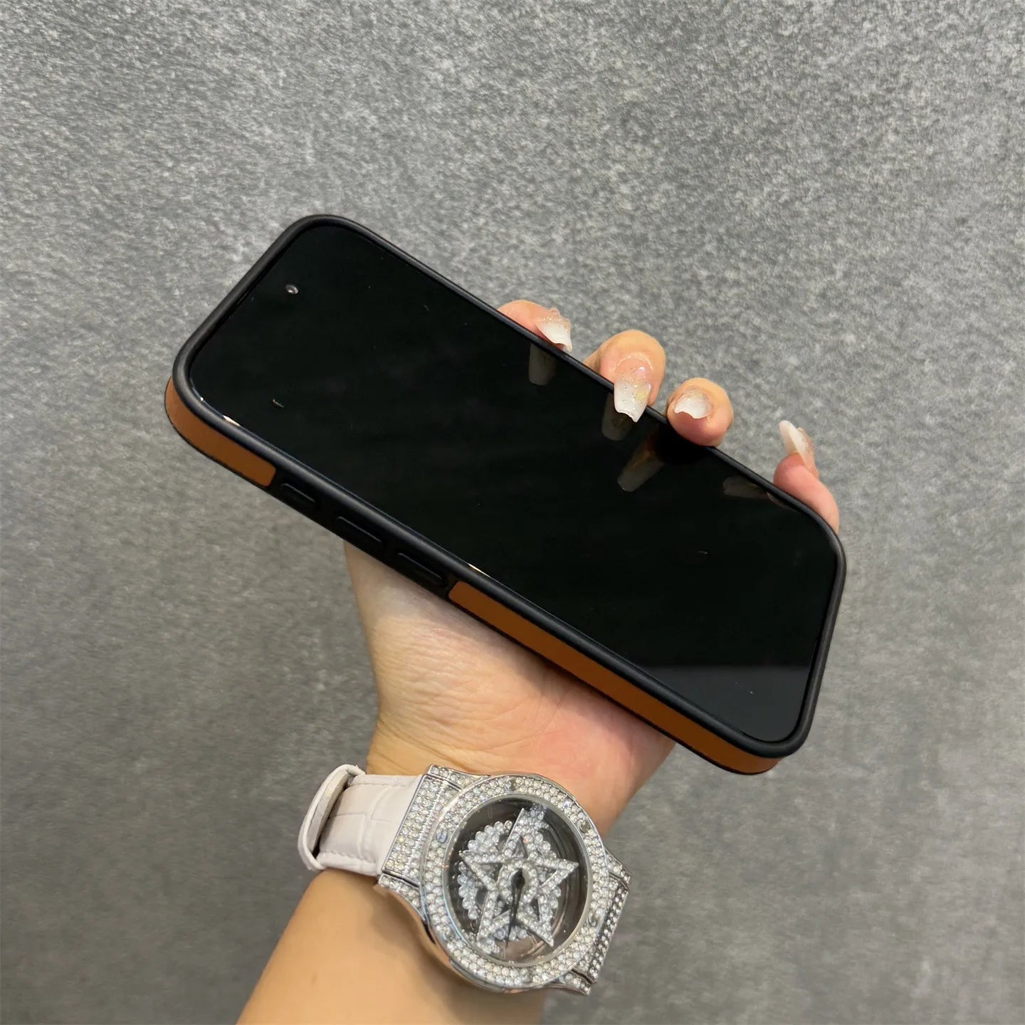 MagSafe PU Leather Rotating iPhone Case