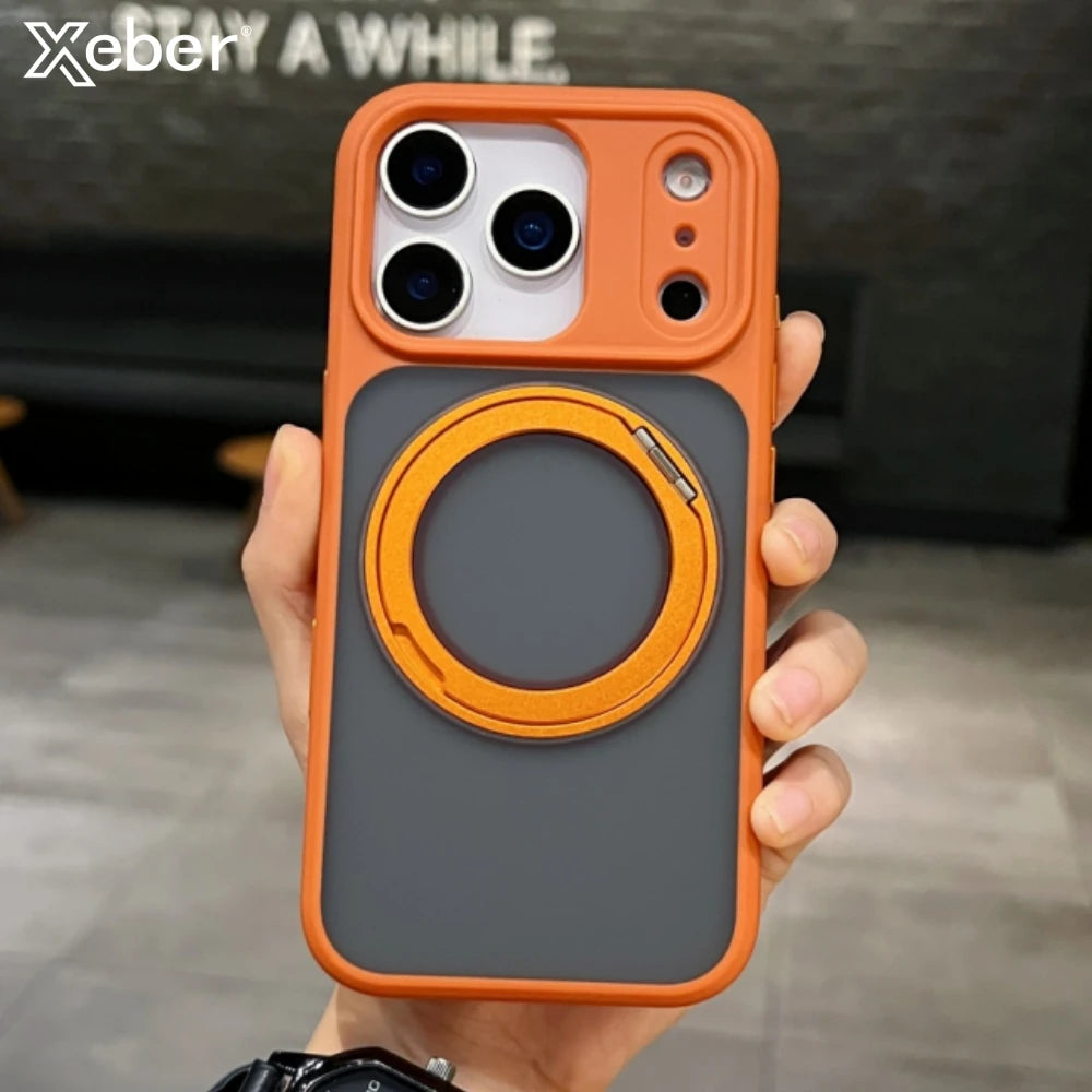 MagSafe Matte Rotating Stand iPhone Case