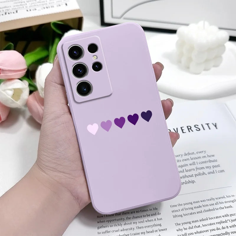 Gradient Heart Case for Samsung Galaxy