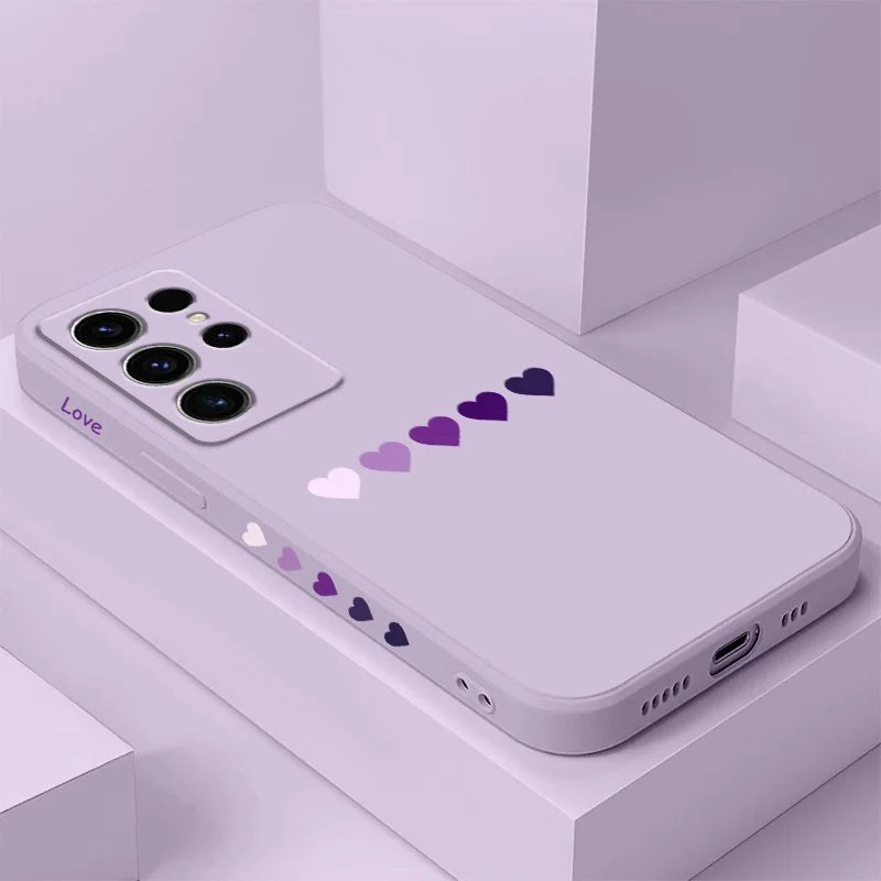 Gradient Heart Case for Samsung Galaxy