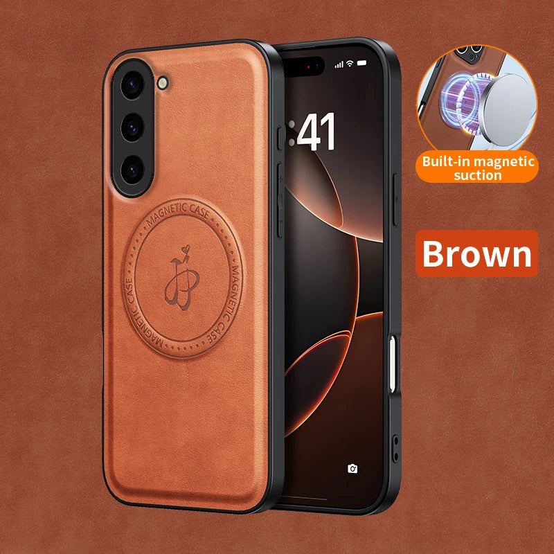 Leather MagSafe Case for Samsung Galaxy