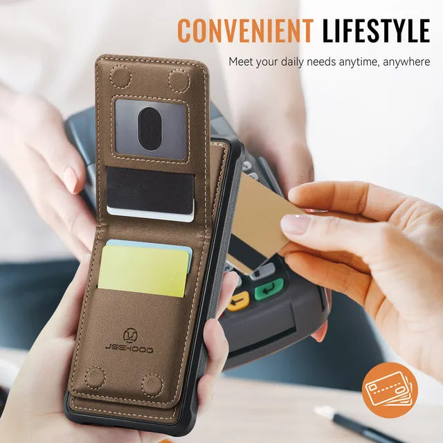 Magnetic Wallet Case Samsung Galaxy