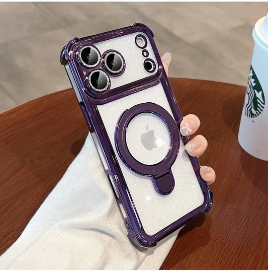 MagSafe Bling Glitter Clear iPhone Case